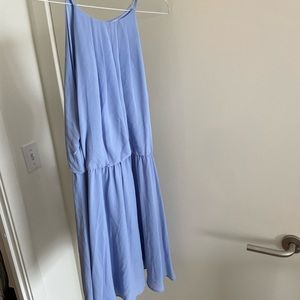 Periwinkle Blue Halter Top Dress